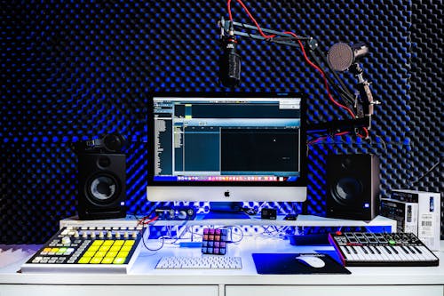 A Creative Workspace Inside a Music Studio