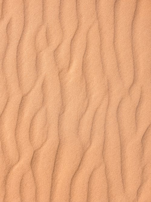 Textured sandy surface in desert