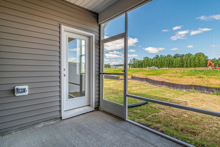 
The Back Door Of A House