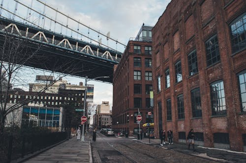 Základová fotografie zdarma na téma brooklyn, chodník, cihlové budovy
