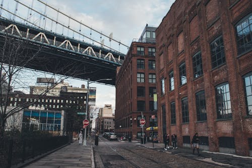 
Brick Buildings in a City