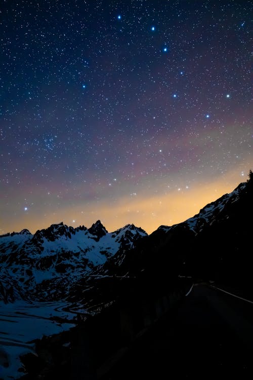 Ingyenes stockfotó früher morgen, nachthimmel, sternbild témában