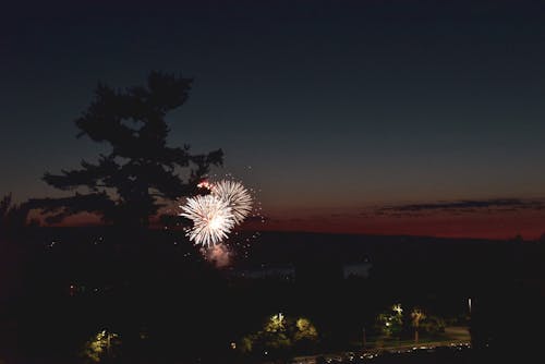 Kostenloses Stock Foto zu dunkel, feuerwerk, himmel