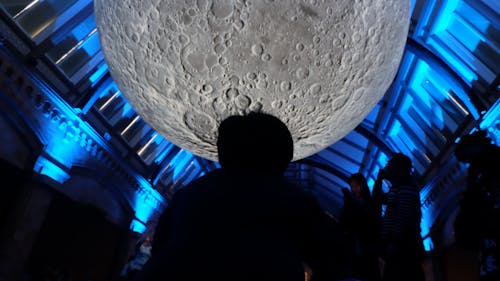 Free stock photo of full moon, moon, moon museum Stock Photo