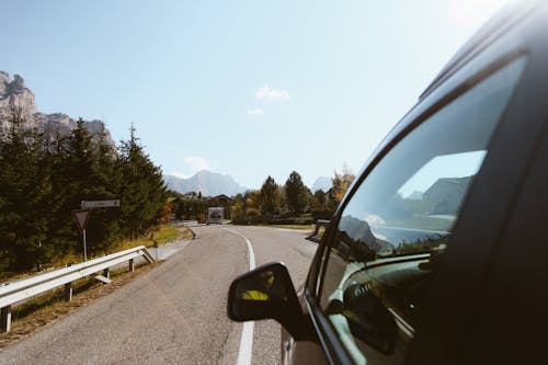 Free A Car on the Road Stock Photo