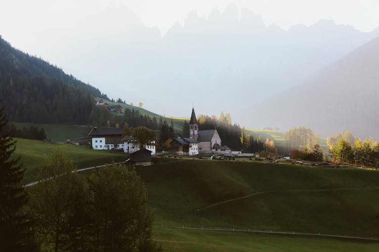 Drone Photography Of Santa Maddalena