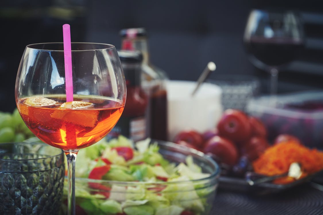 Free stock photo of alcoholic beverage, alcoholic drink, aperol spritz