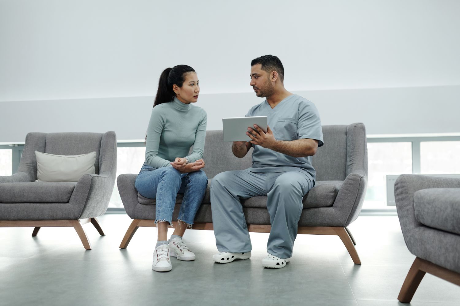 Illustration : salle de consultation médicale (image d'illustration)