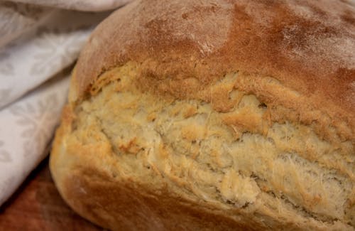 Free Macro Photography of a Loaf Bread Stock Photo