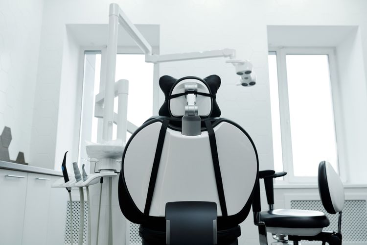 A bright, modern dental treatment room