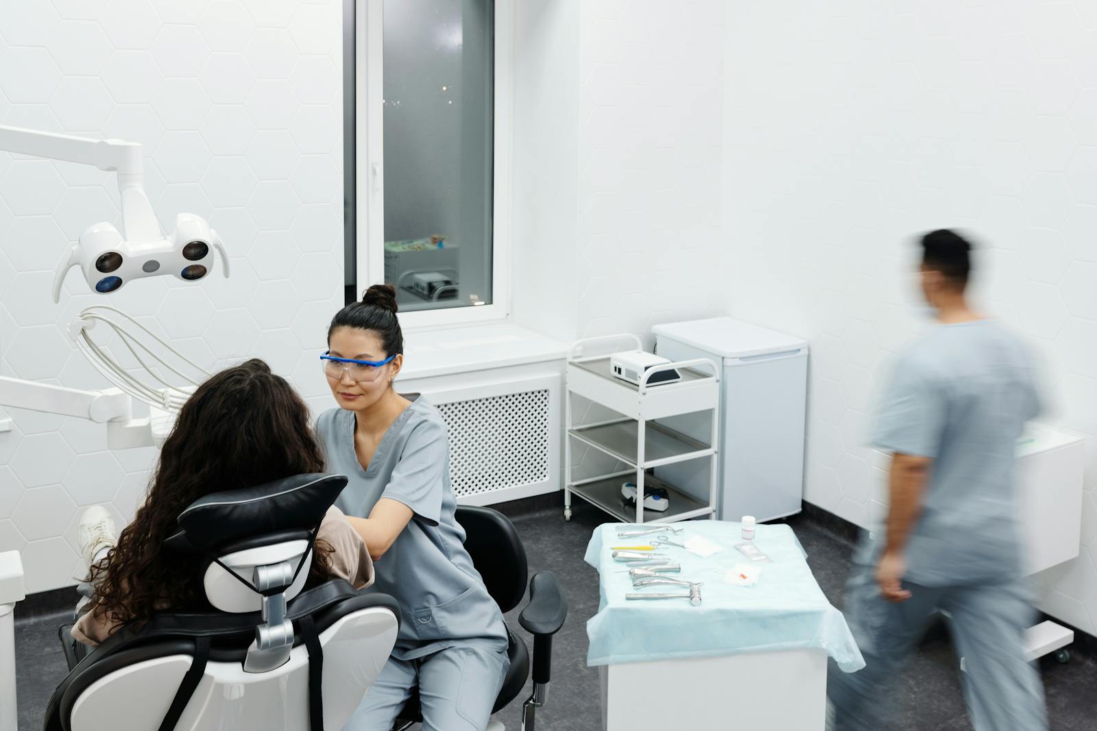 Experienced dental team in clinic