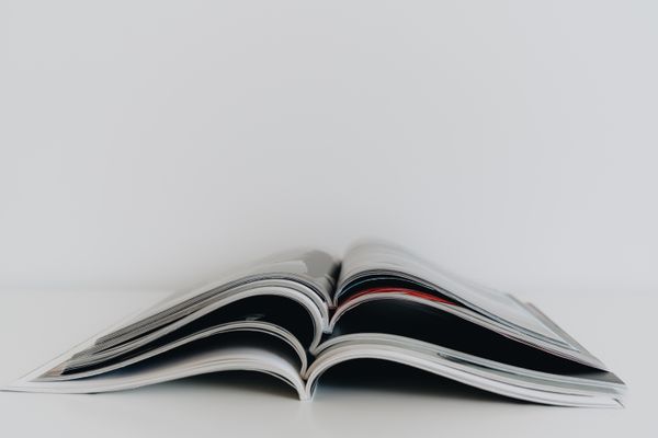 Pelagic Index printed edition — open book, photo by alleksana on Pexels