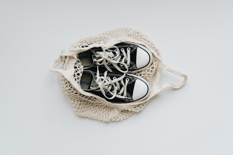 Converse On A White Background