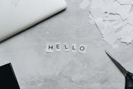 Hellos Text from Scraps