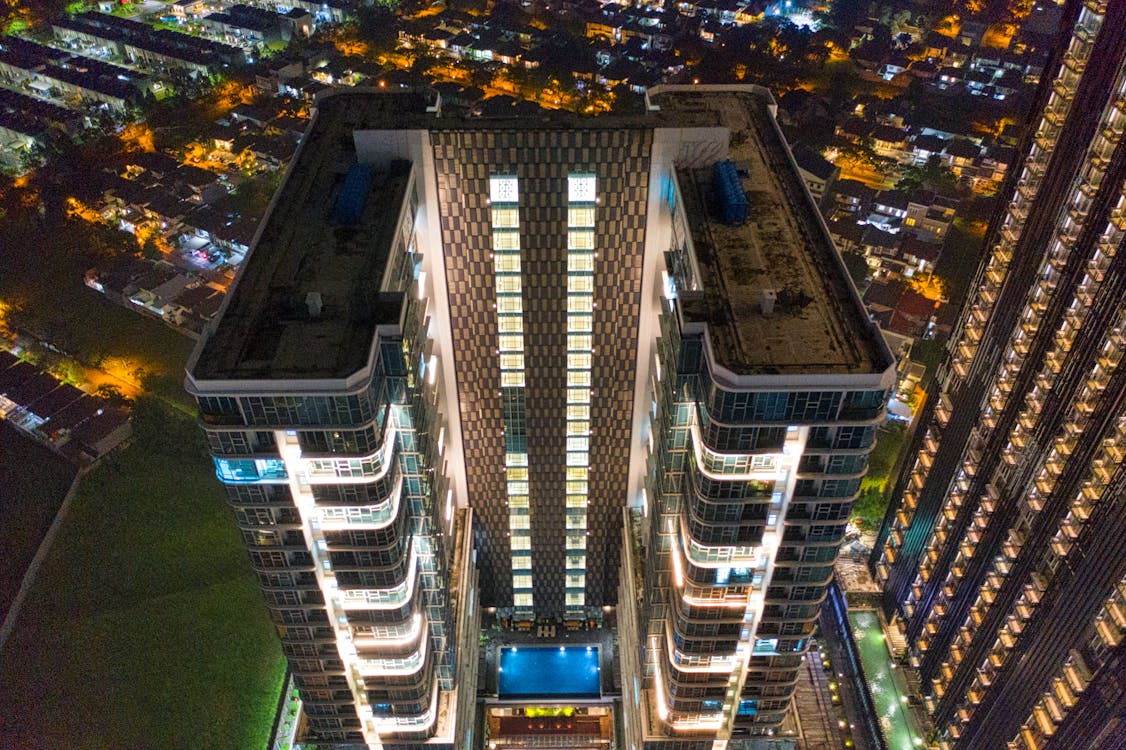 Aerial Photo of High-Rise Building · Free Stock Photo