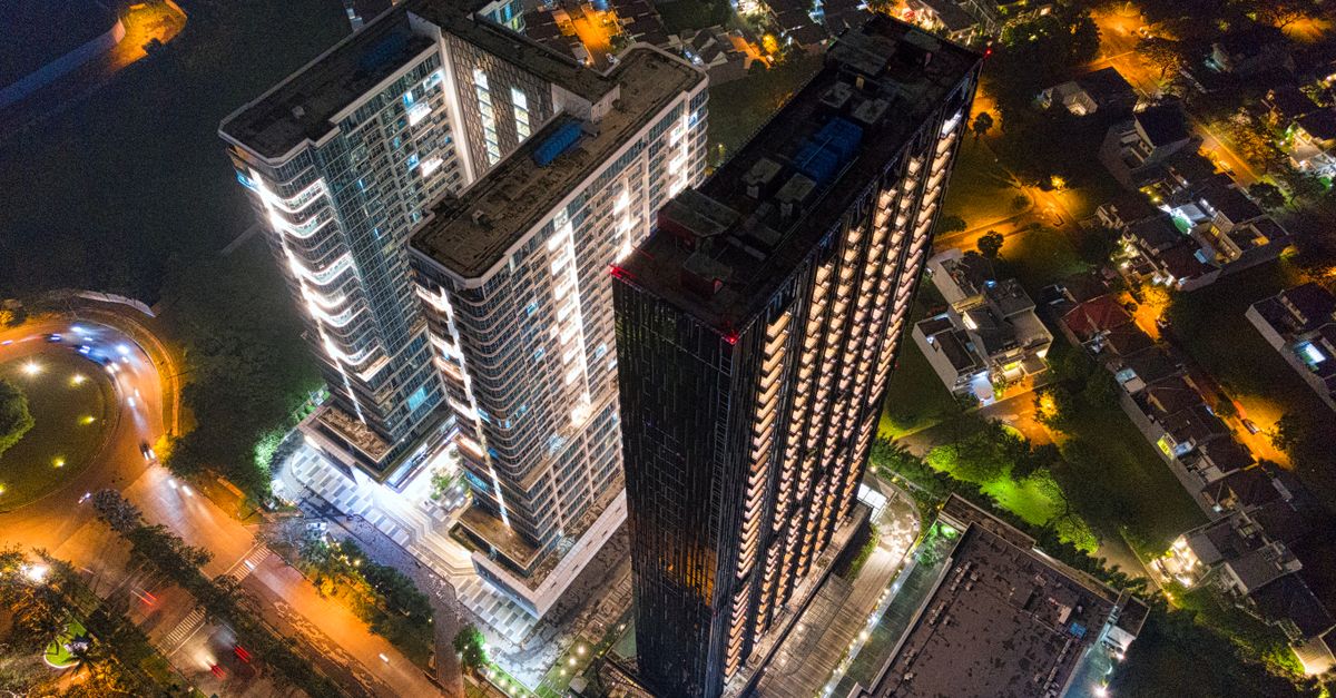 Aerial View High Rise Render Aerial View of High-Rise Buildings · Free Stock Photo