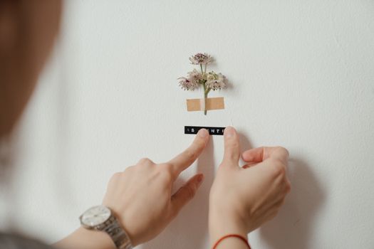 Person Holding I Love You Card