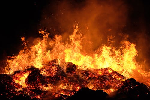 Foto profissional grátis de ardente, brasas, calor