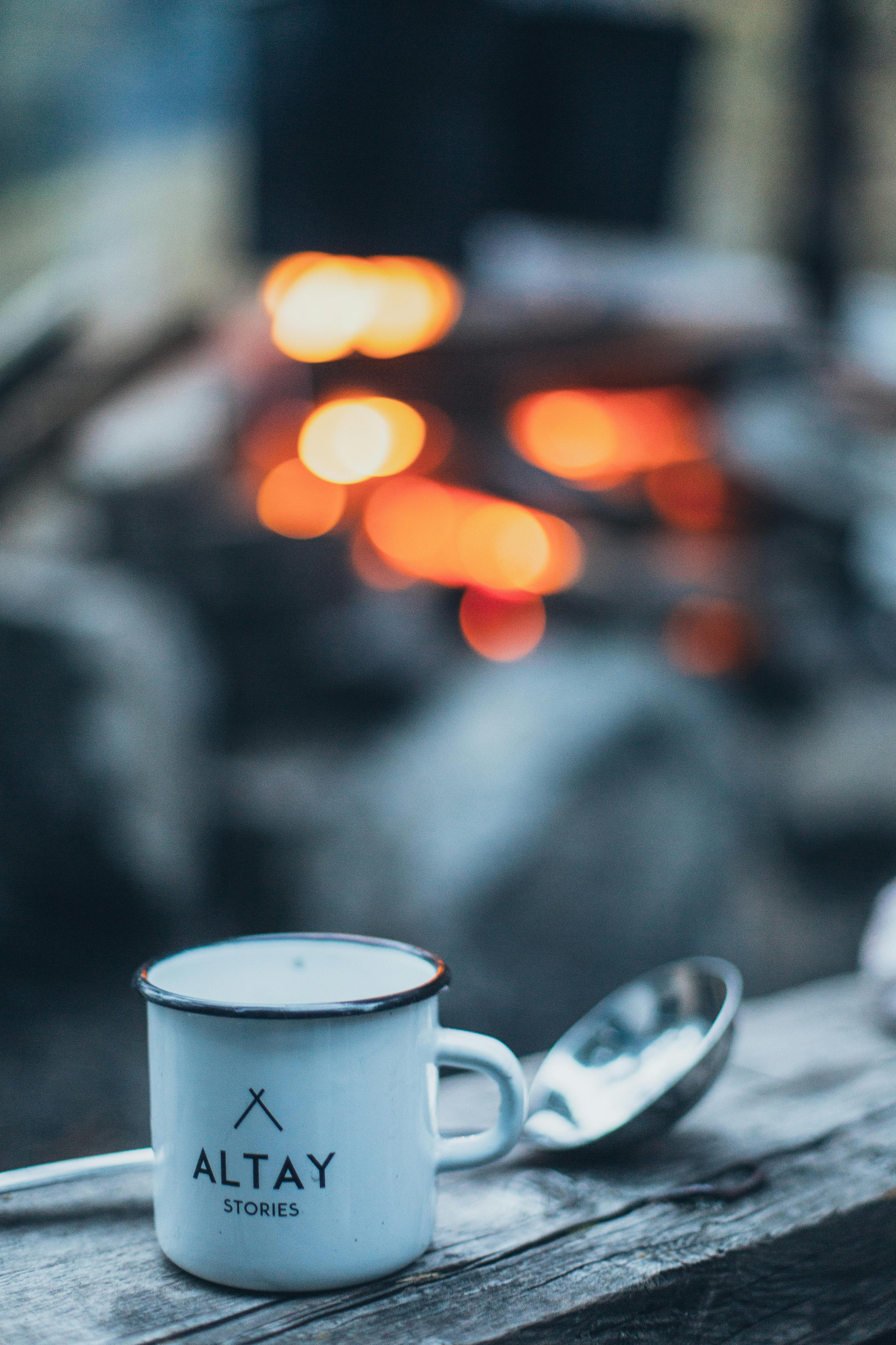 white ceramic mug