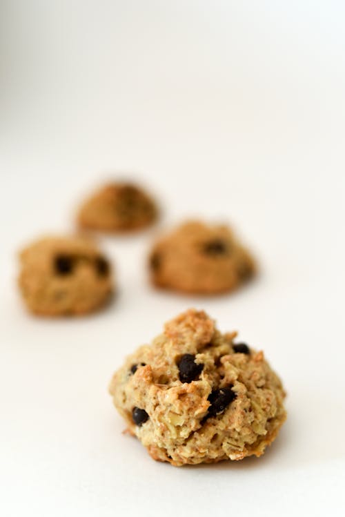 Brown Cookies on White Surface