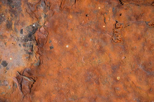 Close-up of Old Metal Background Texture