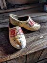 Brown and Blue Floral House Slippers