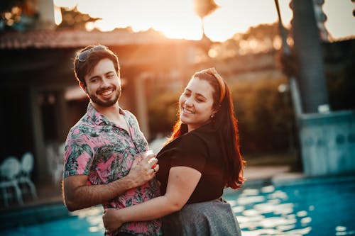 Photo of Couple Smiling