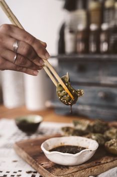 For Use With Vegetables Soy Based Sauce