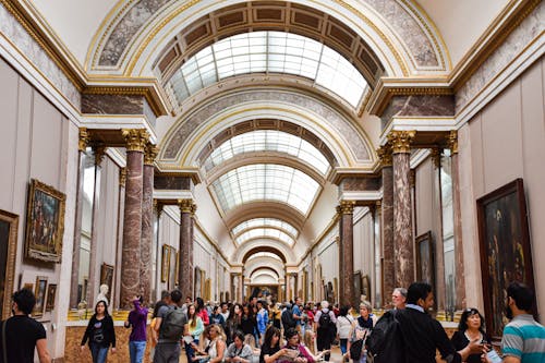 免費 人群, 博物館, 巴黎 的 免費圖庫相片 圖庫相片