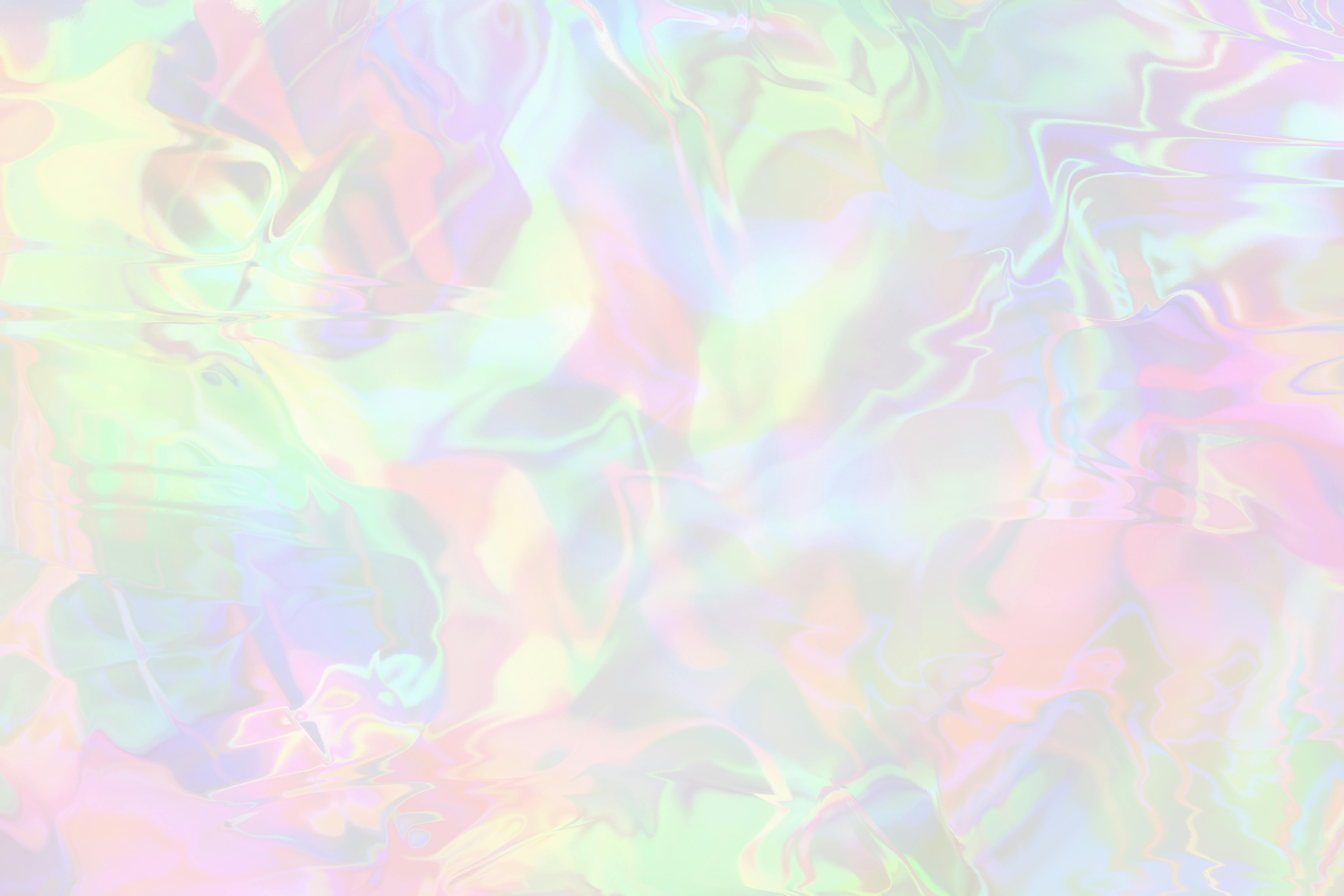 Pastel Colored Holographic Background Stock Photo - Download Image