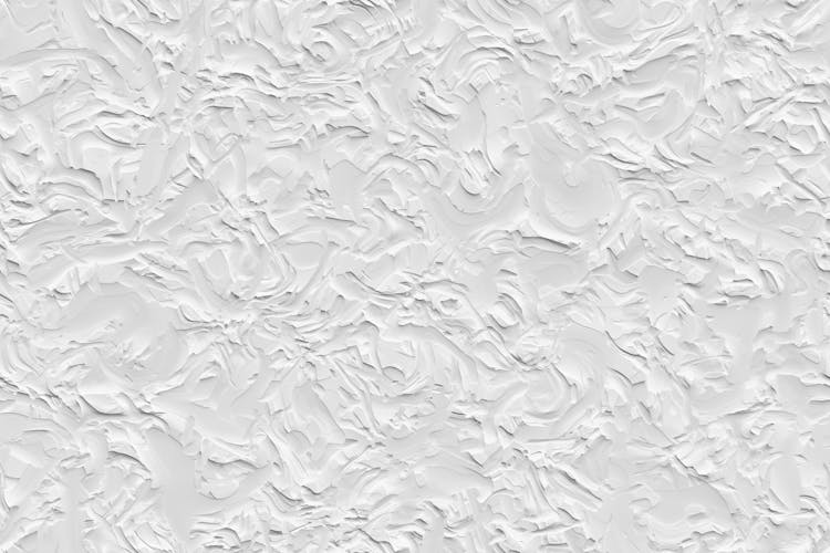 White Background Of Decorative Plaster