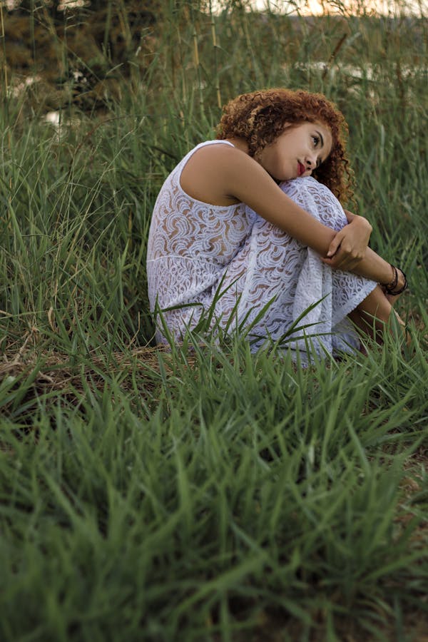 Maniquí infantil vestido casual elegante