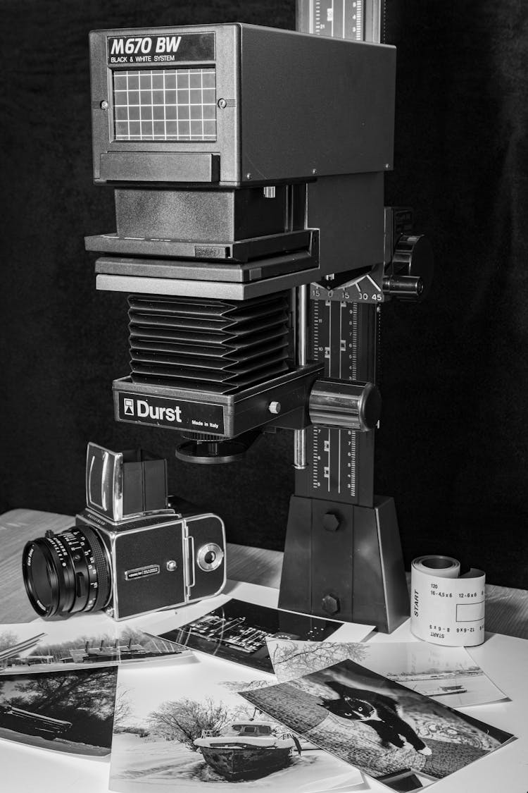 Old Camera And Photographs