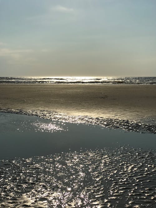 바다 경치, 반사, 태양의 무료 스톡 사진