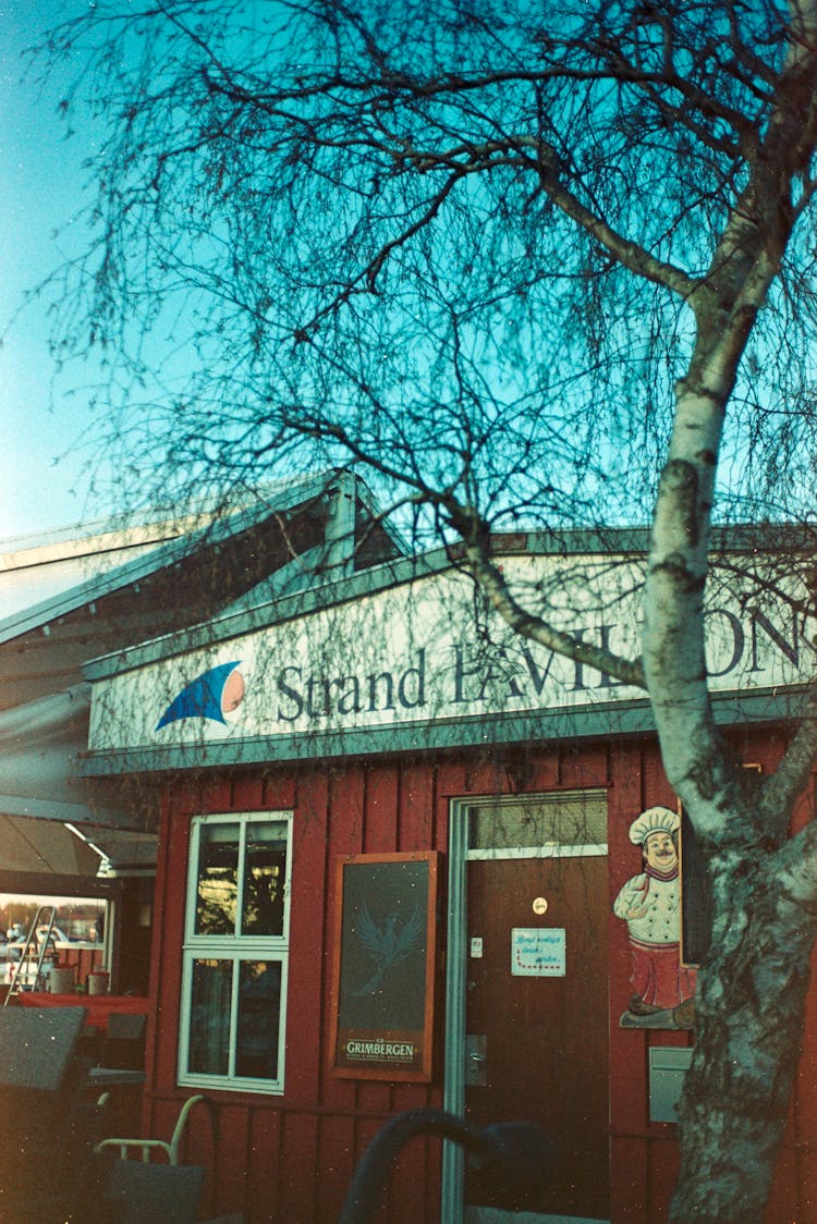 Entrance To A Bar