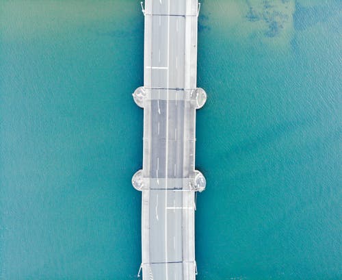 Foto profissional grátis de aéreo, água, altura