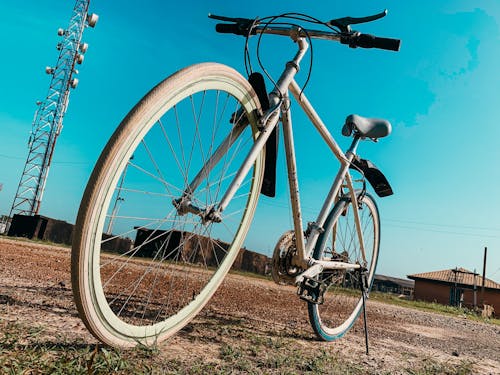 Free stock photo of bicycle, bicycle frame, bicycle on the road Stock Photo