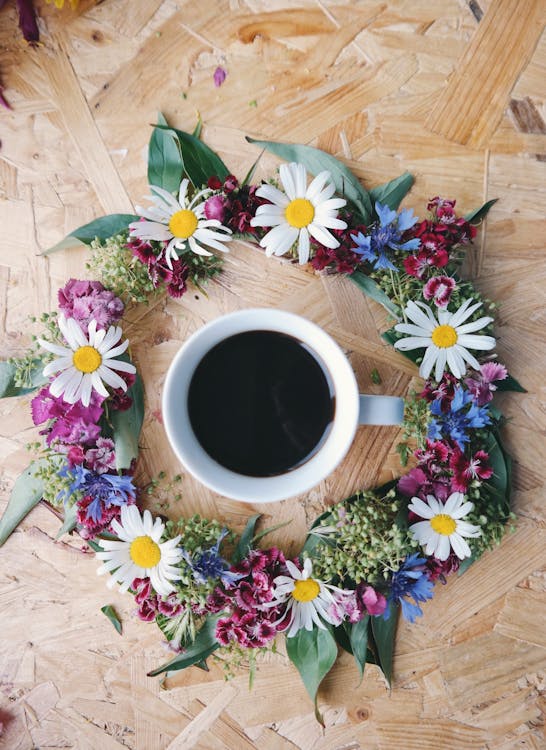 Free Coffee in Mug Stock Photo