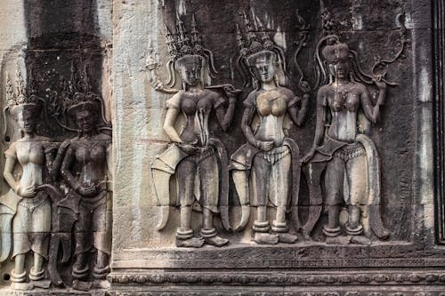 Immagine gratuita di angkor wat, antico, architettura khmer