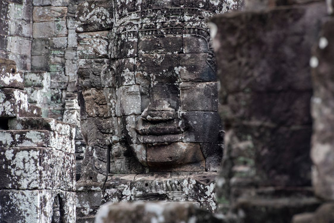 Ilmainen kuvapankkikuva tunnisteilla bayon, buddhalaisuus, kasvot