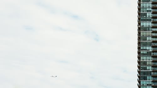 Free Airplane in Mid Air Stock Photo