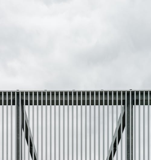 Gray Metal Fence