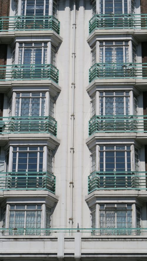 Free stock photo of architectural building, balconies, green Stock Photo