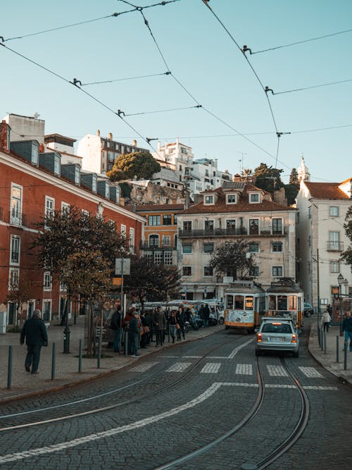 ストリート写真, トラフィック, ポルトガルの無料の写真素材