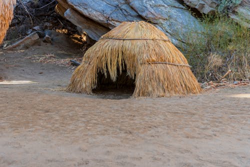 Free stock photo of desert, hut