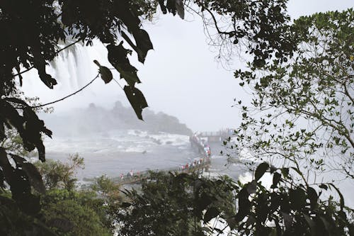 Free stock photo of brazil, foggy landscape, iguazu falls Stock Photo