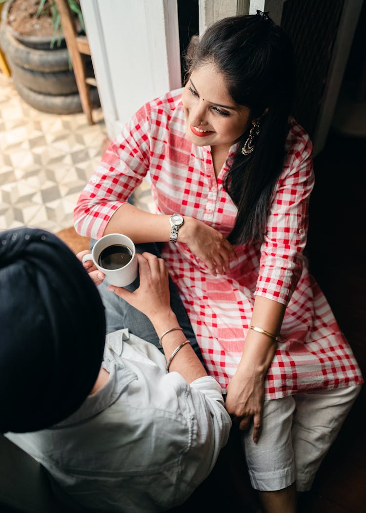 Young Indian Couple Spending Time Together At Home