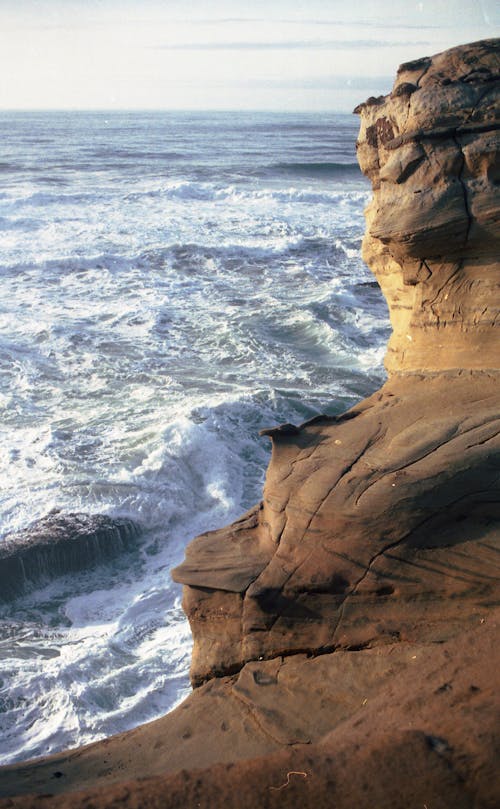 A Cliff Near the Ocean