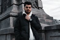 A Bearded Man Wearing a Jacket