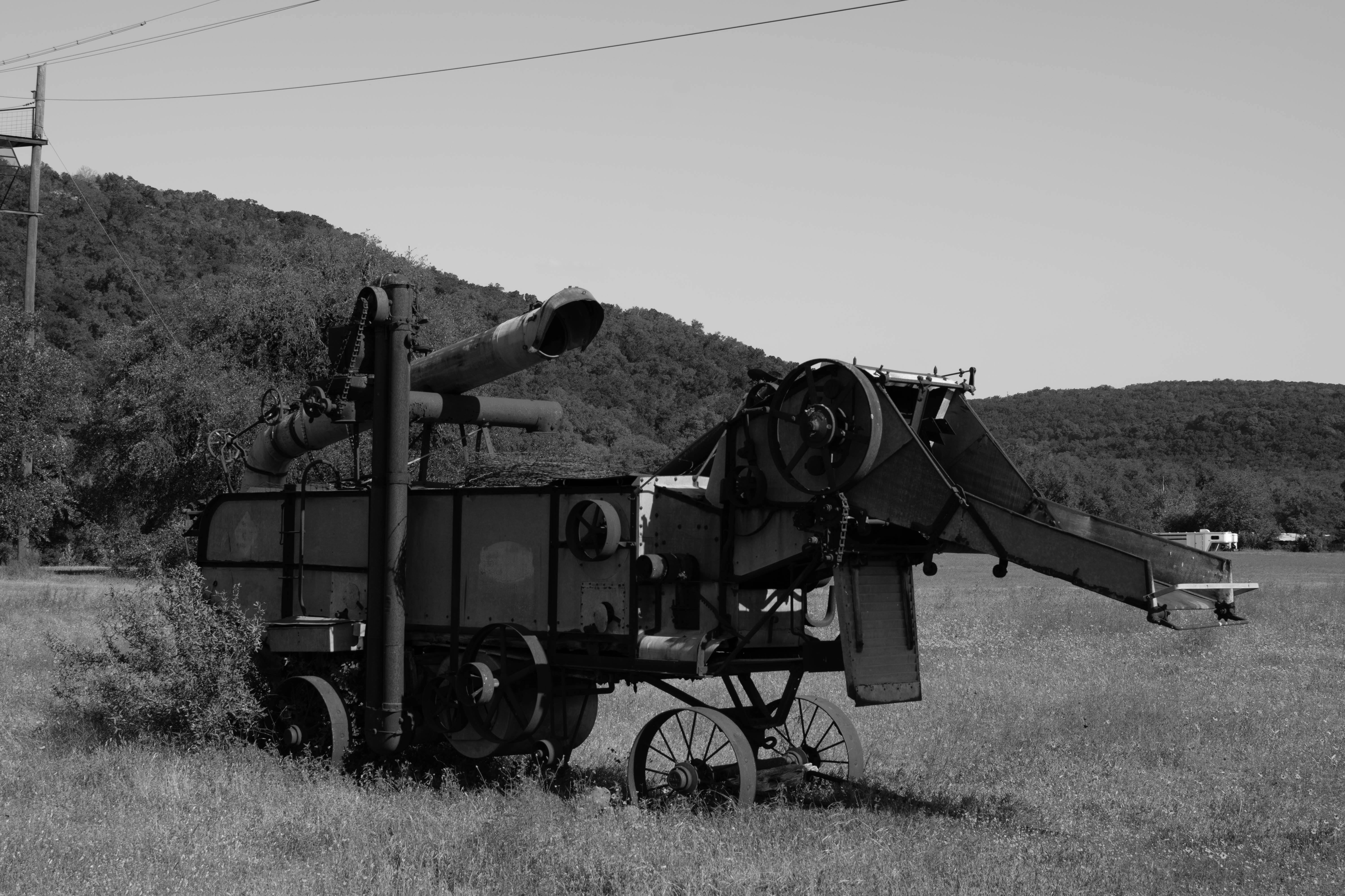 Free stock photo of farm equipment, farm field